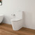 Isabella Back-to-Wall Toilet Suite Pan + Slim Seat + R&T Cistern P-Trap Gloss White [304185]