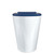 Isabella Care Wall-Faced Toilet Suite Pan & Blue Seat + Geberit Sigma In-Wall Cistern + Care Raised White Flush Buttons P-Trap Gloss White [304136]