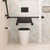 Isabella Care Wall-Faced Pan & Blue Seat ONLY (Cistern not included) P-Trap Gloss White [304292]