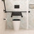 Isabella Care Wall-Faced Toilet Suite Pan & Blue Seat + Geberit Sigma In-Wall Cistern + Care Raised White Flush Buttons S-Trap Gloss White [304251]