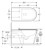 Isabella Care Wall-Faced Toilet Suite Pan & Grey Seat + Geberit Sigma In-Wall Cistern (Flush buttons not included) P-Trap Gloss White [304336]