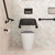 Isabella Care Wall-Faced Pan & Grey Seat ONLY (Cistern not included) P-Trap Gloss White [304279]