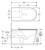 Isabella Care Wall-Faced Toilet Suite Pan & Grey Seat + R&T In-Wall Cistern + Care Raised Chrome Flush Buttons P-Trap Gloss White [304267]