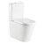 Kaya Tornado Flush Back-to-Wall Toilet Suite Pan + Seat + Geberit Cistern S-Trap 160-230 Gloss White [304294]
