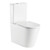 Kaya Tornado Flush Back-to-Wall Toilet Suite Pan + Slim Seat + R&T Cistern P-Trap Gloss White [304323]