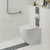 Alix Ambulant Wall-Faced Pan + Slim Seat ONLY (cistern not included) P-Trap Gloss White [304182]