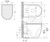 Alix Ambulant Wall-Faced Toilet Suite Pan + Seat + Geberit Sigma In-Wall Cistern S-Trap Gloss White [304321]