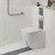 Alix Ambulant Wall-Faced Toilet Suite Pan + Seat + Geberit Sigma In-Wall Cistern S-Trap Gloss White [304321]