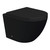 Koko Tornado Flush Wall Hung Toilet Suite Pan + Seat + R&T In-Wall Cistern Matte Black [304286]