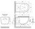 Koko Tornado Flush Wall Hung Toilet Suite Pan + Slim Seat + Geberit Sigma In-Wall Cistern Matte White [304271]