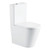 Aluca Tornado Flush Back-to-Wall Toilet Suite Pan + Seat + R&T Cistern P-Trap Gloss White [304170]