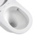 Aluca Tornado Flush Wall-Faced Toilet Suite Pan + Seat + Geberit Sigma In-Wall Cistern P-Trap Gloss White [304137]