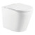 Aluca Tornado Flush Wall-Faced Pan + Slim Seat ONLY (cistern not included) S-Trap Gloss White [304282]