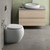 RAK Cloud Wall-Faced Pan + Seat ONLY (cistern not included) S-Trap Matte White [304218]