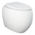 RAK Cloud Wall-Faced Toilet Suite Pan + Seat + Geberit Sigma In-Wall Cistern P-Trap Matte White [304114]