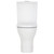 Tono Tornado Flush Back-to-Wall Toilet Suite Pan + Seat + Geberit Cistern S-Trap 90-160 Gloss White [304191]
