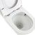 Tono Tornado Flush Back-to-Wall Toilet Suite Pan + Slim Seat + Geberit Cistern  P-Trap Gloss White [304142]