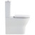 Tono Tornado Flush Back-to-Wall Toilet Suite Pan + Seat + R&T Cistern P-Trap Gloss White [304123]
