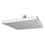 Edge II Shower Rose Square 220mm Chrome 3Star [167764]