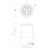 Kusabi Wall Mixer 25mm Body Extension Chrome [305049]