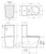 Isabella Junior Tornado Flush Back-to-Wall S-Trap 90-160 Toilet Suite Gloss White [304273]