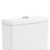 Isabella Junior Tornado Flush Back-to-Wall S-Trap 90-160 Toilet Suite with Anti-Vandal Kit Gloss White [304203]