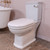RAK Washington Front Lever Close-Coupled Toilet Suite S-Trap Alpine White [304225]