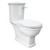 RAK Washington Front Lever Close-Coupled Toilet Suite P-Trap Alpine White [304228]