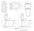 RAK Resort Back-to-Wall Toilet Suite with Bottom Inlet S-Trap 90-200 Gloss White [304208]
