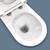 RAK Resort Back-to-Wall Toilet Suite with Top Inlet P-Trap Gloss White [304234]