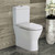 RAK Resort Back-to-Wall Toilet Suite with Top Inlet S-Trap 90-200 Gloss White [304184]
