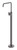 Mekko Floor Mounted Bath Mixer Brushed Carbon [303678]