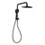 Winton Compact Dual Shower Black [167783]