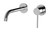 Vivid Slimline SwitchMix Wall Basin Bath Mixer Set 60mm Backplates Fit-Off Kit Chrome [304107]