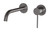 Vivid Slimline SwitchMix Wall Basin Bath Mixer Set 60mm Backplates Fit-Off Kit Brushed Carbon [304108]