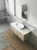 Cadel Matte White Pill Above Counter Basin with V Groove Surface 500 x 320 x 120mm [305223]
