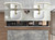 Cyrus Gloss White Arch Above Counter Basin with V Groove Surface 415 x 365 x 120mm [305221]