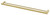 Gloss Towel Rail Double 800mm Brushed Gold [180085]