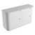 Curva Floor Standing Single Matt White Fluted Curved Cabinet 1500*460*880mm with Cato Flat Stone Top [305453]