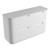 Curva Floor Standing Single Matt White Fluted Curved Cabinet 1500*460*880mm with Pure Flat Stone Top [305462]