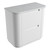 Curva Floor Standing Matt White Fluted Curved Cabinet 900*460*880mm with Cato Flat Stone Top [305458]