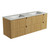 Lovina Tier Wall-Hung Double  Harvest Oak Fluted Cabinet 1500*460*425mm with Alpine Undermount Stone Top [305450]