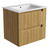 Lovina Tier Wall-Hung Harvest Oak Fluted Cabinet 600*460*420mm with Ceramic Top [305405]
