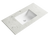 Lovina Tier Wall-Hung Harvest Oak Fluted Cabinet 750*460*425mm with Alpine Undermount Stone Top [305479]