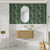 Varcelli Mono Wall-Hung Harvest Oak Fluted Curved Cabinet 900*460*425mm with Alpine Flat Stone Top [305601]