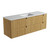 Lovina Tier Wall-Hung Single  Harvest Oak Fluted Cabinet 1500*460*425mm with Cato Undermount Stone Top [305588]