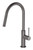 Vivid Slimline Pull Out Sink Mixer Brushed Carbon Lead Free [301850]