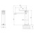 Teel Hob Basin Mixer (140mm Spout) 5Star Brushed Nickel Lead Free [302916]