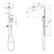 Nx Orli Twin Shower 3Star Matte Black [168523]