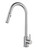 Xacta Xpressfit Sink Mixer Stainless Steel 5Star Gooseneck & Pull-Out Dual Satin Stainless Steel [192313]